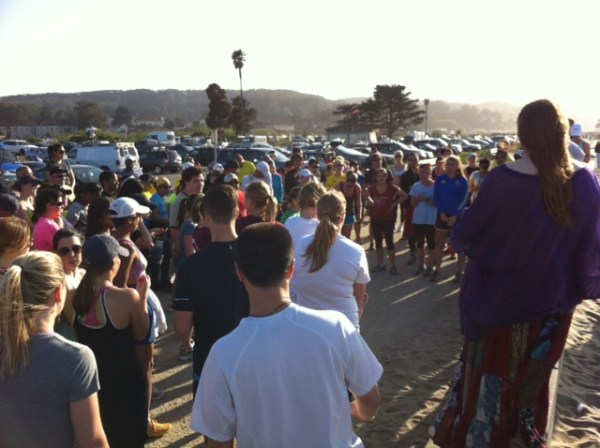 Great turnout from the San Francisco running community in support of Boston