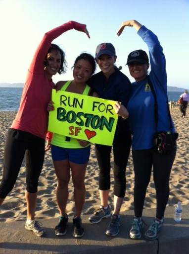 Running BostonStrong with some pals in SF
