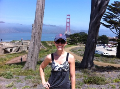 Me & the GGB! (Thanks to the kind stranger for snapping this, thus allowing me to avoid an awkward selfie)