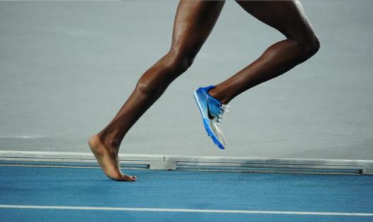 Would you dare to go bare on your next run?  Photo credit: Shape.com