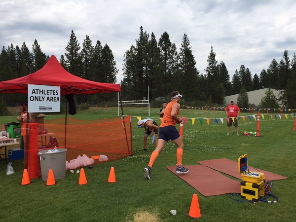 Ben starting the run: 13.1 miles to go!