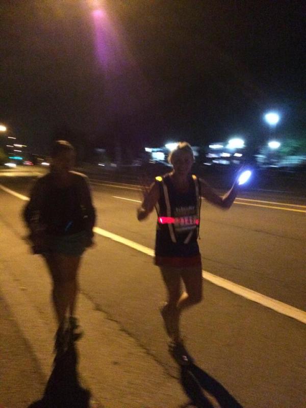 Kelsie making some road-kills at 2014's Portland to Coast relay!